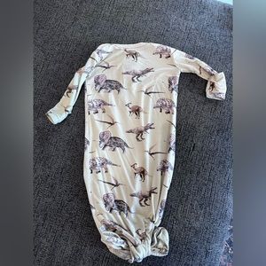 Posh peanut vintage Dino gown